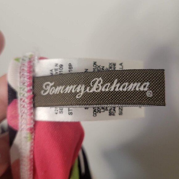 Tommy Bahama One Piece Tropical Built In Support Swimsuit - Picture 5 of 10